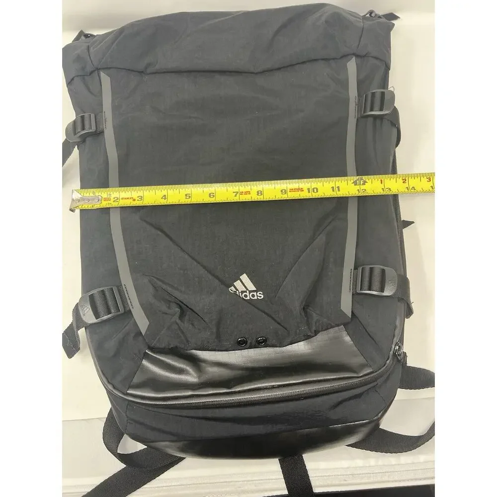ADIDAS 4CMTE AC Rolltop Backpack‎ Black EUC